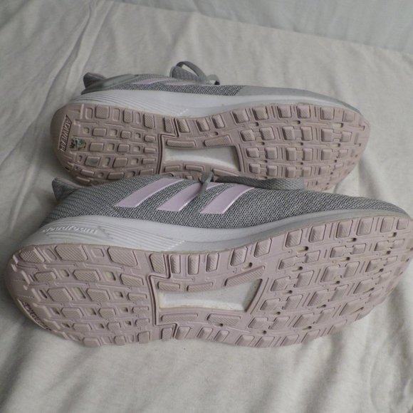 Adidas Running Shoes Adiwear Grey White Girls Sneakers Size 3 - Picture 11 of 12